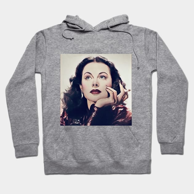 Hedy Lamarr fanart Hoodie by TheisDeschain